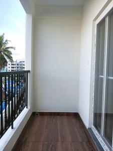 Bedroom Three Image of 1450 Sq.ft 3 BHK Apartment / Flat for rent in Yoga Sai Srikaram, Kaggadasapura Bengaluru for Rs. 60004