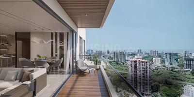 Balcony Image of 1195 Sq.ft 3 BHK Apartment / Flat for sale in Borivali West Mumbai for Rs. 24800000