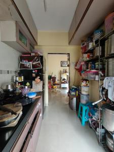 Kitchen Image of 900 Sq.ft 2 BHK Apartment / Flat for rent in Mangala Mayurs Nature Glory, Kalwa Thane for Rs. 35000