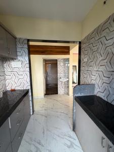 Kitchen Image of 750 Sq.ft 1 BHK Apartment / Flat for sale in Munish Queens Tower, Vasai East Vasai for Rs. 3800000