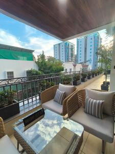 Balcony Image of 2200 Sq.ft 4 BHK Apartment / Flat for sale in Courtyard Bellagio, Bhayli Vadodara for Rs. 15100000