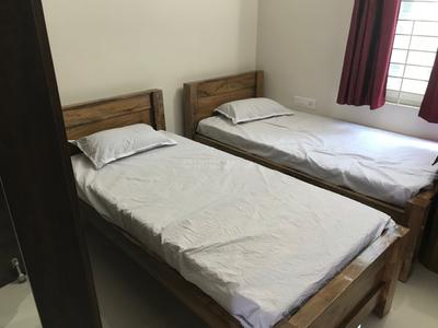 Bedroom Image of 1037 Sq.ft 2 BHK Apartment / Flat for rent in Gayatri Vaishnaoi Eternis, Metagalli Mysore for Rs. 30000