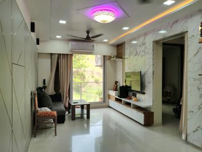 Living Room Image of 900 Sq.ft 2 BHK Apartment / Flat for sale in Sanghvi Valley, Kalwa Thane for Rs. 11000000