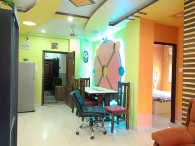 Living Room Image of 1500 Sq.ft 3 BHK Apartment / Flat for rent in Haltu Kolkata for Rs. 26000