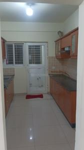 Kitchen Image of 2080 Sq.ft 3 BHK Apartment / Flat for rent in Mantri Serenity, Bikasipura Bengaluru for Rs. 50000
