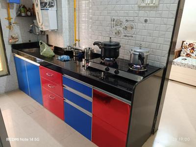 Kitchen Image of 600 Sq.ft 1 BHK Apartment / Flat for rent in Veer Yashwant Viva Township, Nalasopara East Nala Sopara for Rs. 15000