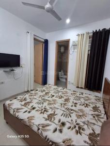 Bedroom Image of 600 Sq.ft 1 BHK Builder Floor for rent in Sector 51 Gurgaon for Rs. 25000