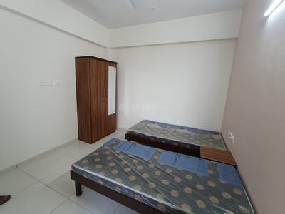Bedroom Image of 600 Sq.ft 2 BHK Apartment / Flat for rent in Orchid Blues, Shela Ahmedabad for Rs. 35000