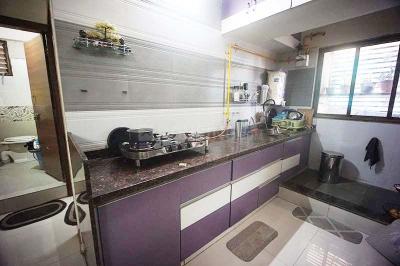 Kitchen Image of 990 Sq.ft 2 BHK Apartment / Flat for sale in Ashraya 9, New Ranip Ahmedabad for Rs. 5000000