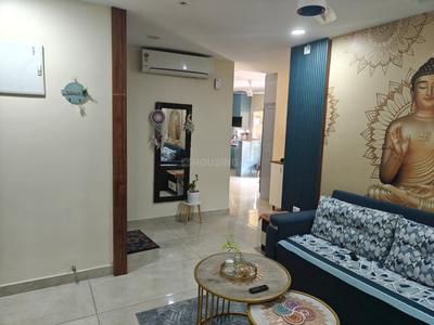 Living Room Image of 1240 Sq.ft 2 BHK Apartment / Flat for rent in Candeur 40, Miyapur Hyderabad for Rs. 42000