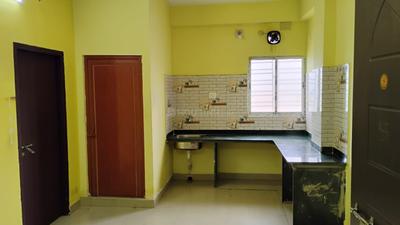 Kitchen Image of 550 Sq.ft 1 BHK Apartment / Flat for rent in Rajarhat Chowmatha, Kasba Kolkata for Rs. 8999