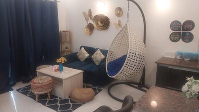 Living Room Image of 600 Sq.ft 1 BHK Apartment / Flat for sale in Sunworld Arista, Sector 168 Noida for Rs. 8350000