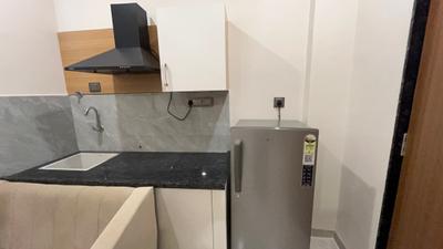 Kitchen Image of 650 Sq.ft 1 BHK Apartment / Flat for rent in Mahalakshmi Nagar Indore for Rs. 21000