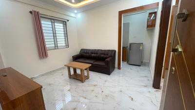Living Room Image of 677 Sq.ft 1 BHK Apartment / Flat for rent in S.G. Palya Bengaluru for Rs. 25799
