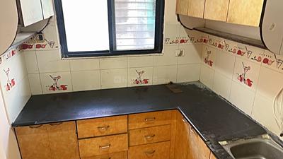Kitchen Image of 1200 Sq.ft 1 RK Apartment / Flat for rent in Mahalakshmi Nagar Indore for Rs. 25000