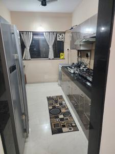 Kitchen Image of 700 Sq.ft 1 BHK Apartment / Flat for rent in Mahindra Antheia, Pimpri Pune for Rs. 32000