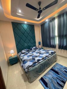 Bedroom Image of 650 Sq.ft 2 BHK Builder Floor for rent in Guru Ji Taj Housing, Dwarka Mor New Delhi for Rs. 22000