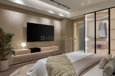 Bedroom Image of 2295 Sq.ft 3 BHK Apartment / Flat for sale in Orchid Regal, Makarba Ahmedabad for Rs. 10500000