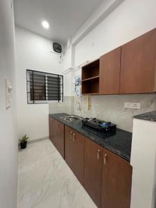 Kitchen Image of 950 Sq.ft 1 BHK Apartment / Flat for rent in Scheme 103 Indore for Rs. 15000