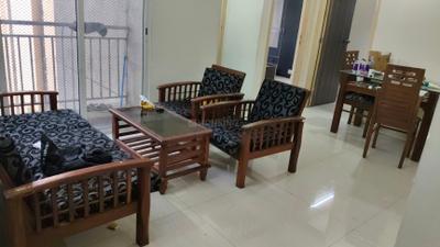 Living Room Image of 950 Sq.ft 2 BHK Apartment / Flat for rent in Bharat Ecovistas, Shilphata Thane for Rs. 26000