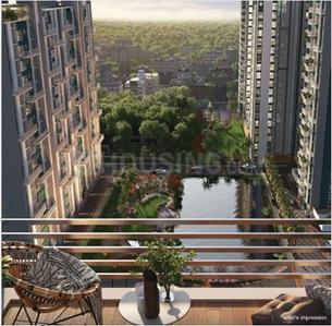 Balcony Image of 1100 Sq.ft 3 BHK Apartment / Flat for sale in Morya Phase II, Tollygunge Kolkata for Rs. 24800000