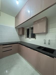 Kitchen Image of 400 Sq.ft 1 BHK Builder Floor for rent in Jakkur Bengaluru for Rs. 30000
