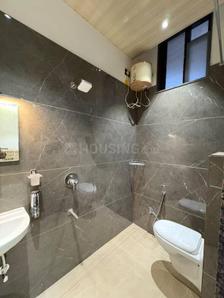 Bathroom Image of 500 Sq.ft 1 BHK Builder Floor for rent in Mahalakshmi Nagar Indore for Rs. 18000