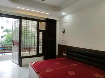 Bedroom Image of 650 Sq.ft 1 BHK Builder Floor for rent in Sector 57 Gurgaon for Rs. 35000