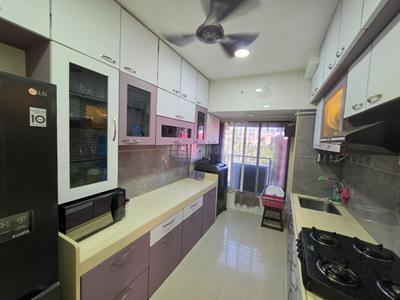 Kitchen Image of 1500 Sq.ft 3 BHK Apartment / Flat for rent in Thakur Silver Tower, Kandivali East Mumbai for Rs. 82000