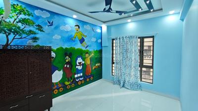 Bedroom Image of 1300 Sq.ft 3 BHK Apartment / Flat for rent in Srijan Ozone Phase II, Kamalgazi Kolkata for Rs. 45000