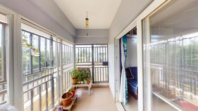 Balcony Image of 1100 Sq.ft 2 BHK Apartment / Flat for sale in Casagrand Boulevard, Chikkagubbi Village Bengaluru for Rs. 10000000