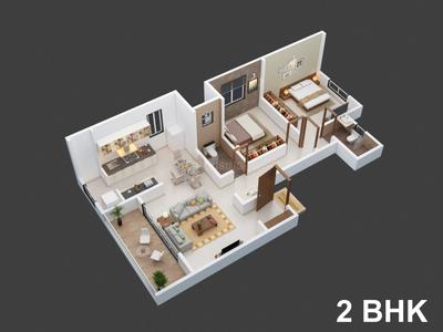 Image of 1160 Sq.ft 2 BHK Apartment / Flat for sale in Sai Shriya Ankur, Pashan, Pune for Rs. 8000000