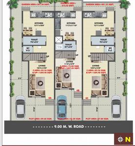 Image of 1600 Sq.ft 3 BHK Independent House for sale in Ojhar, Nashik for Rs. 5459999