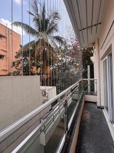 Balcony Image of 1200 Sq.ft 1 BHK Apartment / Flat for rent in Domlur Layout Bengaluru for Rs. 55000