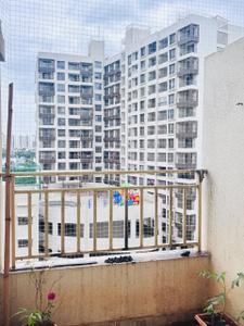 Balcony Image of 750 Sq.ft 2 BHK Apartment / Flat for rent in Shiv Divine Dew, Rahatani Pune for Rs. 27000