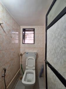 Bathroom Image of 585 Sq.ft 1 BHK Apartment / Flat for rent in Shanti Shreyas Ltd, Vashi Navi Mumbai for Rs. 44000
