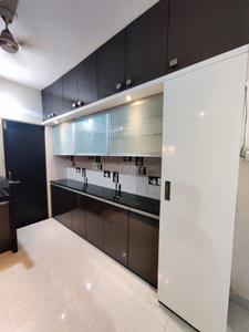 Kitchen Image of 500 Sq.ft 2 BHK Apartment / Flat for rent in M. K Atharva 3, Manish Nagar Nagpur for Rs. 26000