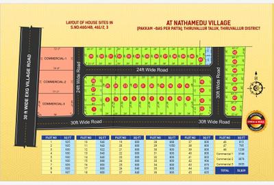 Image of 1160 Sq.ft Residential Plot / Land for sale in Thirunindravur, Chennai for Rs. 3400000