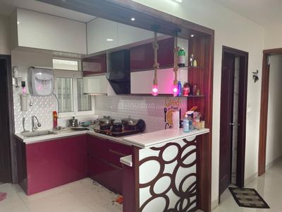 Kitchen Image of 1680 Sq.ft 3 BHK Apartment / Flat for rent in SJR Blue Waters, Parappana Agrahara Bengaluru for Rs. 65000