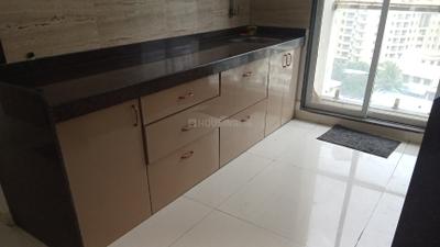 Kitchen Image of 650 Sq.ft 2 BHK Apartment / Flat for rent in JVM Tiara, Kasarvadavali Thane for Rs. 25000