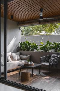 Balcony Image of 685 Sq.ft 1 BHK Apartment / Flat for sale in Shivnath Habitats, Padle Gaon Thane for Rs. 4899000