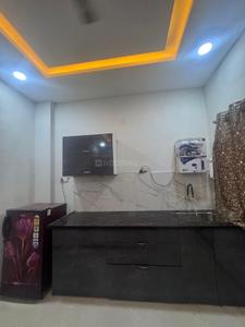 Kitchen Image of 500 Sq.ft 1 RK Independent House for rent in Mahalakshmi Nagar Indore for Rs. 13500
