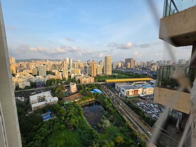 Balcony Image of 1050 Sq.ft 2 BHK Apartment / Flat for rent in Rustomjee Elanza, Malad West Mumbai for Rs. 82500