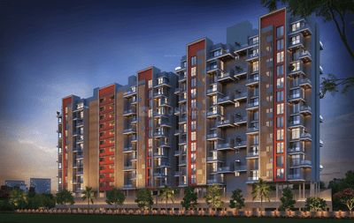 Image of 1026 Sq.ft 2 BHK Apartment / Flat for sale in City One Square, Kiwale, Pune for Rs. 5000000