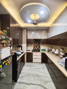 Kitchen Image of 1200 Sq.ft 3 BHK Builder Floor for rent in Mansarover Garden New Delhi for Rs. 45000
