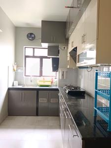 Kitchen Image of 1245 Sq.ft 3 BHK Apartment / Flat for rent in Primarc Southwinds, Rajpur Kolkata for Rs. 30000