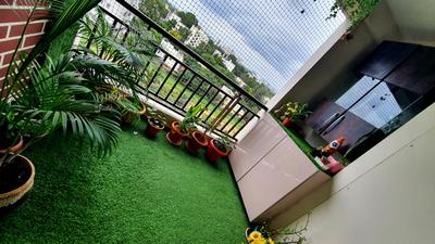 Balcony Image of 1400 Sq.ft 3 BHK Apartment / Flat for sale in DSR Eden Greens, Carmelaram Bengaluru for Rs. 20600000