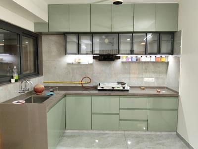 Kitchen Image of 750 Sq.ft 2 BHK Apartment / Flat for sale in Kavisha Panorama, Bopal Ahmedabad for Rs. 6000000