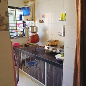 Kitchen Image of 764 Sq.ft 1 BHK Apartment / Flat for sale in Nagalpur Mehsana for Rs. 1850000