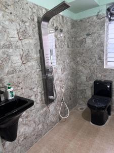 Bathroom Image of 1300 Sq.ft 2 BHK Apartment / Flat for rent in Bellagio LVL NXT, New Town Kolkata for Rs. 23000